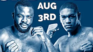 JARED ANDERSON TAKING BIG STEP UP TO FACE THE DANGEROUS MARTIN BAKOLE ON AUGUST 3RD