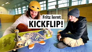 Fritz will den Kickflip lernen I Skateboard Tutorial Deutsch