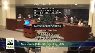 City Council Meeting April 19, 2022