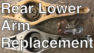 Step-by-step guide to Replacing Rear Lower arm on Volkswagen Golf.