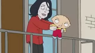 Family Guy - Michael Jackson And Stewie Griffin on Balcony
