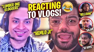 REACTING TO PAKISTANI VLOGGERS #2 😂 - DUCKY BHAI , STAR ANONYMOUS , BABA OP,  4E KAKU