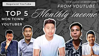 Top 5 Mon Town YouTuber There YouTube income #sammyvlogs #tinglemkonyak #bomwangvlog