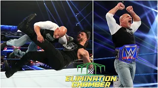 Roman Reigns vs Goldberg - Universal Championship FULL MATCH Elimination Chamber 2022