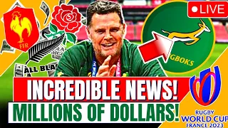 🏉🔥🇿🇦 SPRINGBOKS NEWS! CONGRATULATIONS, SPRINGBOKS! IT'S MILLIONS OF DOLLARS! | SPRINGBOKS NEWS TODAY