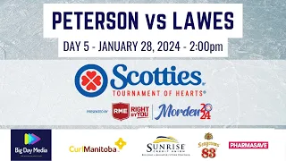 PETERSON vs LAWES - 2024 Scotties Tournament of Hearts Presented by RME (Day 5)