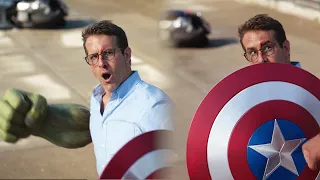 Guy uses Captain America shield and Hulk Smash | Free Guy 2021