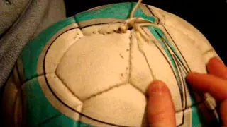 Как зашить футбольный мяч | How to fix soccer ball