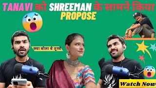 Tanvi ko Live Propose//Tanavi को Shreeman के सामने किया Propose #shreemanlegend #shreemanlegendlive