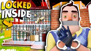Trapping The Neighbor INSIDE HIS OWN HOUSE!!! | Hello Neighbor Gameplay (Mods)