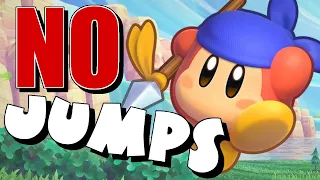 Can Bandana Waddle Dee Beat Kirby's Return to Dreamland Deluxe Without Jumping? -No Jump Challenge