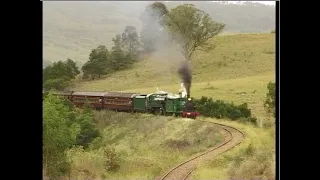 Australian steam locomotives  2705, 3830 & 5910 - Thirlmere - March 1998