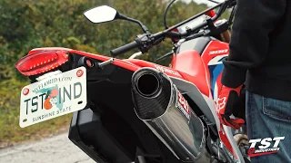Honda CRF300L Yoshimura Race RS-4 Stainless Steel Full Exhaust - Street Sound!