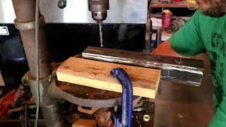 OLD MACHINIST TAUGHT ME THIS DRILL PRESS HACK! Works Amazingly well!!