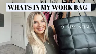 WHAT’S IN MY WORK BAG | 9-5 essentials | 2023 updated