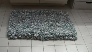 How to Make a Loopy Bath Rug using Loop Yarn