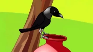 The Thirsty Crow - Kids English Animation - Moral Story