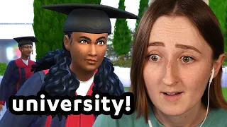 MY SIMS GRADUATED UNIVERSITY!