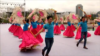 2019 Wonju Dynamic Dancing Carnival -Rehearsal - Sinanduloy cultural troupe from the Philippines.