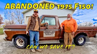 FORGOTTEN 1975 Ford F150.  Can we SAVE it!