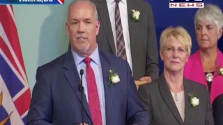 British Columbia's New NDP Cabinet 2017, Premier John Horgan Unveils His New Cabinet with 2 South As