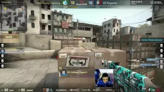 ESL Pro League Season 3 @ Finals: coldzera clutch vs G2 @ dust2