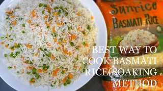 Best WayTo Cook Basmati Rice(Soaking Method)