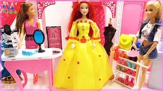 Best video with Barbie,Rapunzel, Ariel Dolls for kids - Compilation