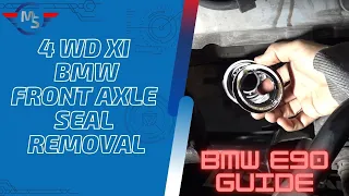 Front axle seal replacement guide BMW E90 325xi #bmw #axle #howto