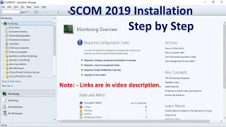 SCOM 2019 Installation Step by Step