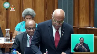 Fiji’s Prime Minister Hon.Sitiveni Rabuka response to His Excellency’s opening of Parliament address