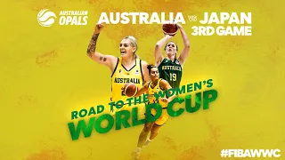 Australia vs Japan | 3rd Friendly Game | Full Basketball Game | Road to #FIBAWWC 2022