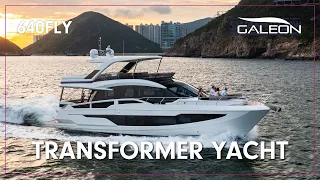 Galeon 640 Fly Luxury Yacht | Transform Into Anything You Desire