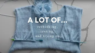 KNIT TIME LAPSE Part 2 Unravelling But Not Giving Up