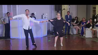 GIGI V. BORROMEO PERFORMS HER DANCE AT HER 60TH BIRTHDAY CELEBRATION AT EMBASSY SUITE ANAHEIM