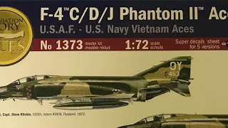 Italeri 1/72 F-4D Phantom II (aftermarket decals) Colonel Paul Watson. Built model