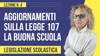 Aggiornamenti Legge 107 del 2015 nota come Buona Scuola