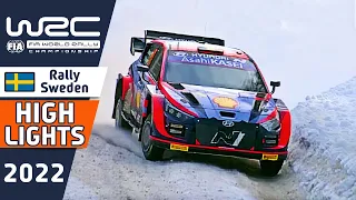 WRC Rally Highlights : Rally Sweden 2022 - Day 1 Afternoon