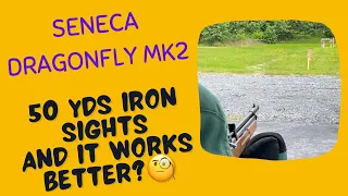 Seneca Dragonfly - shooting cans @ 50 yds