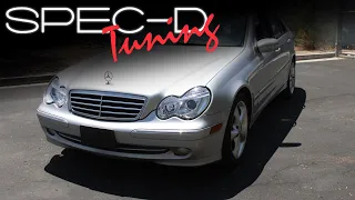 SPECDTUNING INSTALLATION VIDEO: 2001-2007 MERCEDES BENZ W203 C-CLASS LED PROJECTOR HEADLIGHTS