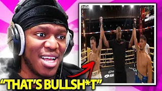 KSI Reacts To AnEsonGIB VS Tayler Holder *FULL FIGHT*