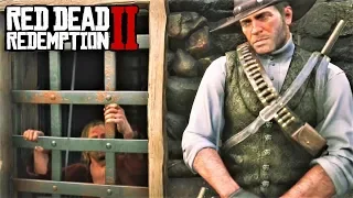 Red Dead Redemption 2 - Спасение Мика из тюрьмы