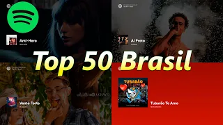 PLAYLIST TOP 50 BRASIL (AS MAIS OUVIDAS NO SPOTIFY)