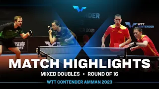 Benedikt Duda/Yuan Wan vs Maria Xiao/Alvaro Robles | XD R16 | WTT Contender Amman 2023