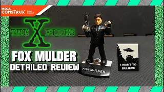 Mega Construx X Files [ Fox Mulder ] Detailed Review