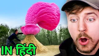 World's Largest Elephant Toothpaste in Hindi | हिंदी Reacts @MrBeast @BeastReacts @MBRHINDI