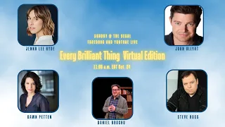 Sunday @ the Segal: Every Brilliant Thing (remount) Edition