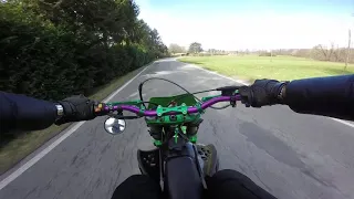 Easy street ride kx125 *on board kawasaki kx125*