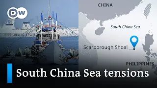 Philippines send fishing vessels to China-claimed Scarborough Shoal | DW News