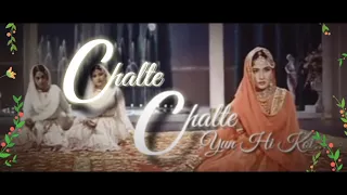 Chalte Chalte Yun Hi Koi | Lata Mangeshkar Hits | Pakeezah [1972] (official lyrics video)